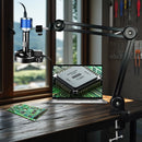 4K 48MP Full HD Industrial microscope 150X Zoom Lens C-Mount HDMI Digital Camera Phone PCB Welding Repair Electronic Microscope