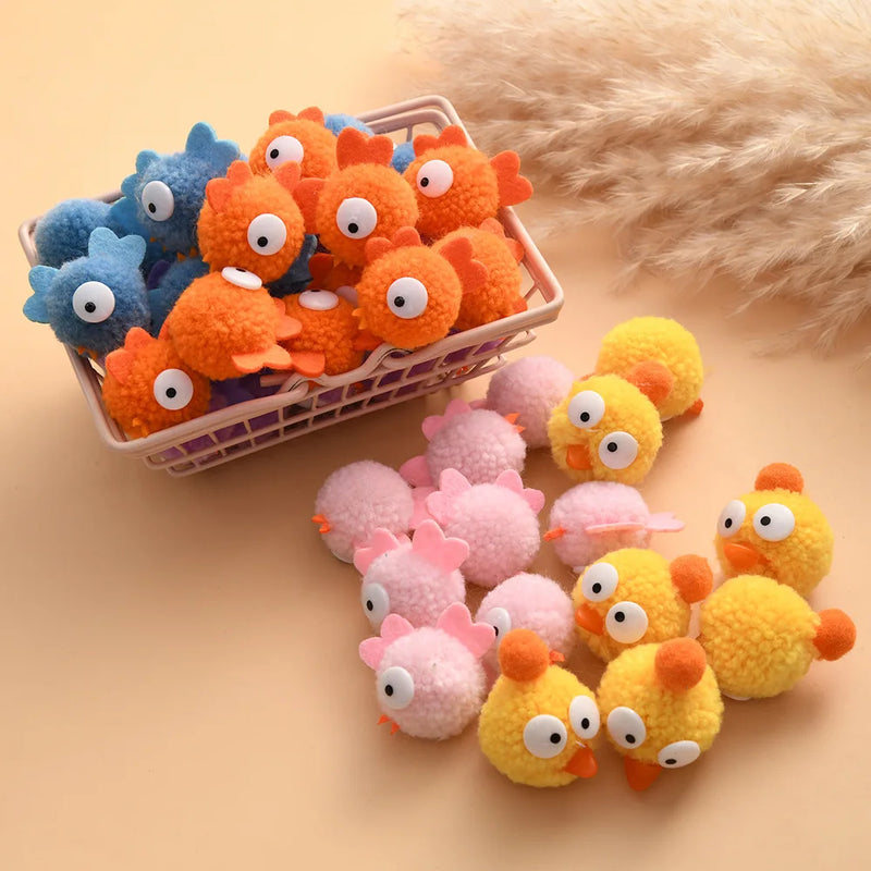 MPK New Cat Toys Small Cat Toys Cute Round Chick Bulat Series (A5421)