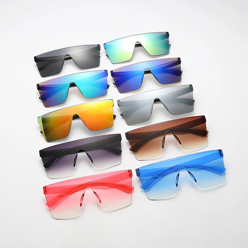 2024 Fashion New Popular Ultra Light Thin Sunshade Sunglasses Large Frame Anti UV Street Photo Driving Sun Glasses