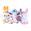 Pokemon Plush Christmas Easter Wreath Pikachu Eevee Scorbunny Ponyta-Galar Sylveon Kawaii Anime Figure Stuffed Toys Kids Gifts