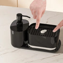 The Kitchen Sentinel | Compact Sponge Holder with Soap Dispenser