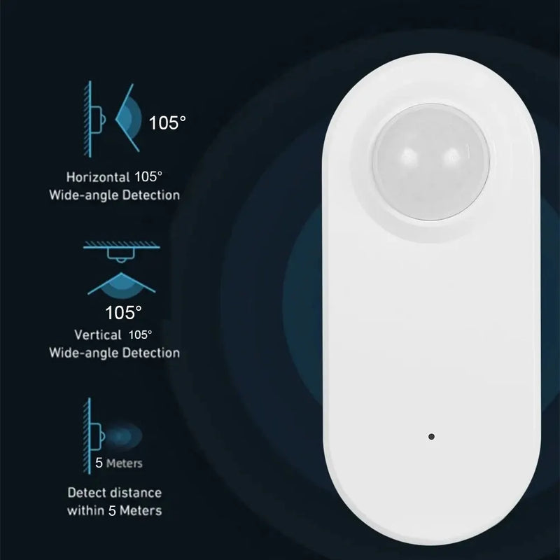 Tuya Zigbee3.0 Human Body Sensor Wireless Smart Body Movement App Remote Control Mini PIR Motion Sensor Use With Gateway