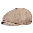 New Men Casual Newsboy Hat Spring Summer thin retro beret Hat wild casual Hats unisex octagonal Cap Fashion Hip Hop Caps gorras