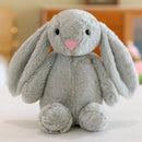 28cm Kawaii Plush Bunny Easter Stuffed Animal Toys Super Soft Rabbit Doll Plush Pillow with Long Ears Easter Children Gift
