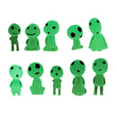 10pcs Luminous Ghost Micro Landscape Accessories Outdoor Miniature Decor Glow in Dark Tree Elves Fairy Garden Decoration