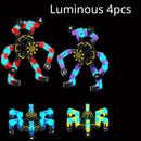 4pcs Transformable Fidget Spinners for Kids Adults Boys Girls Fingertip Gyros for Kids Easter Basket Stuffers Christmas Gifts