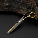 Barbershop Plating Hair Cutting Scissors Thinning Professional Barber Scissor Stainless Steel Salon Hairdressing Shears Tools