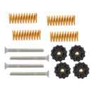 3DSWAY 3D Printer Part M3 M4 Hotbed Nut Spring Screw Leveling Kit Heated Bed Platform Level Spring Accessories for CR-10 Ender 3