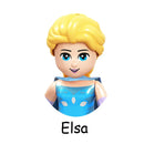 SLUBAN Girl Princess Royal Carriage Wagon Horse Racing Party Model Building Blocks Enlighten Action Figure Toys For Children