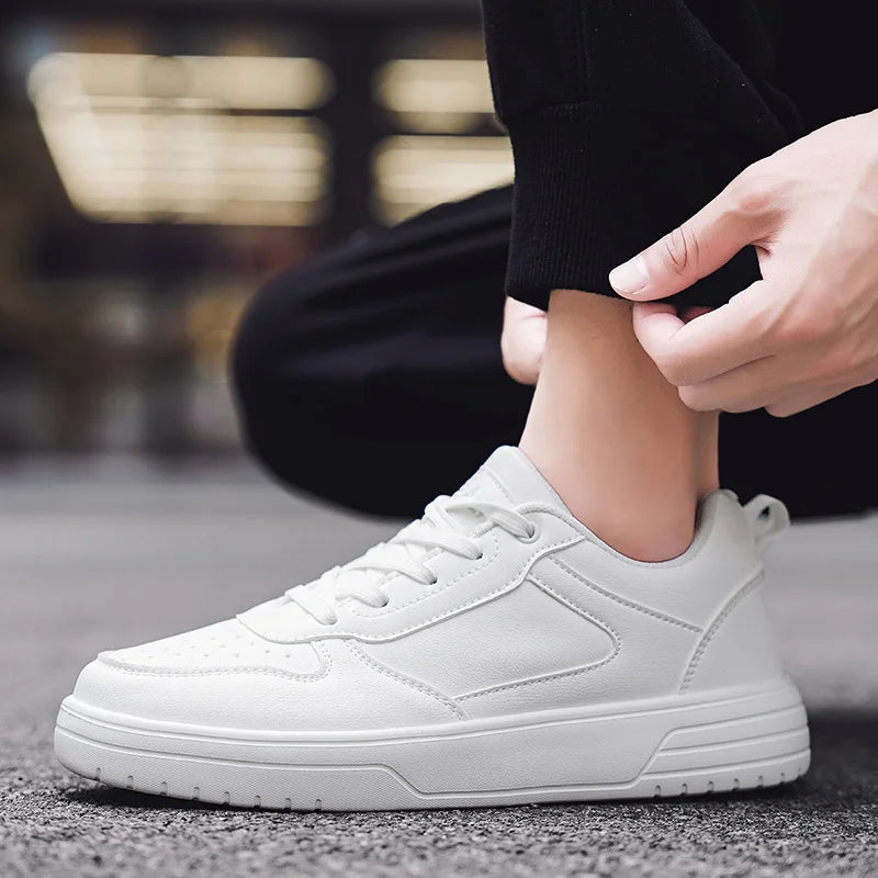 YRZL White Shoes Casual Shoes for Men Comfortable White Sneakers Lightweight Walking Women Shoes Tenis Masculino Plus Size 36-47