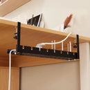 The Quiet Route | Retractable Clamp-On Under-Desk Cable Tray