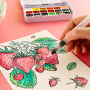 3/6Peices Refillable Paint Brush Water Color Brush Soft Watercolor Brush Ink Pen for Painting Calligraph Drawing Art Supplies
