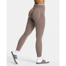 The Form Architect | Color-Block Seamless Knit Yoga Leggings