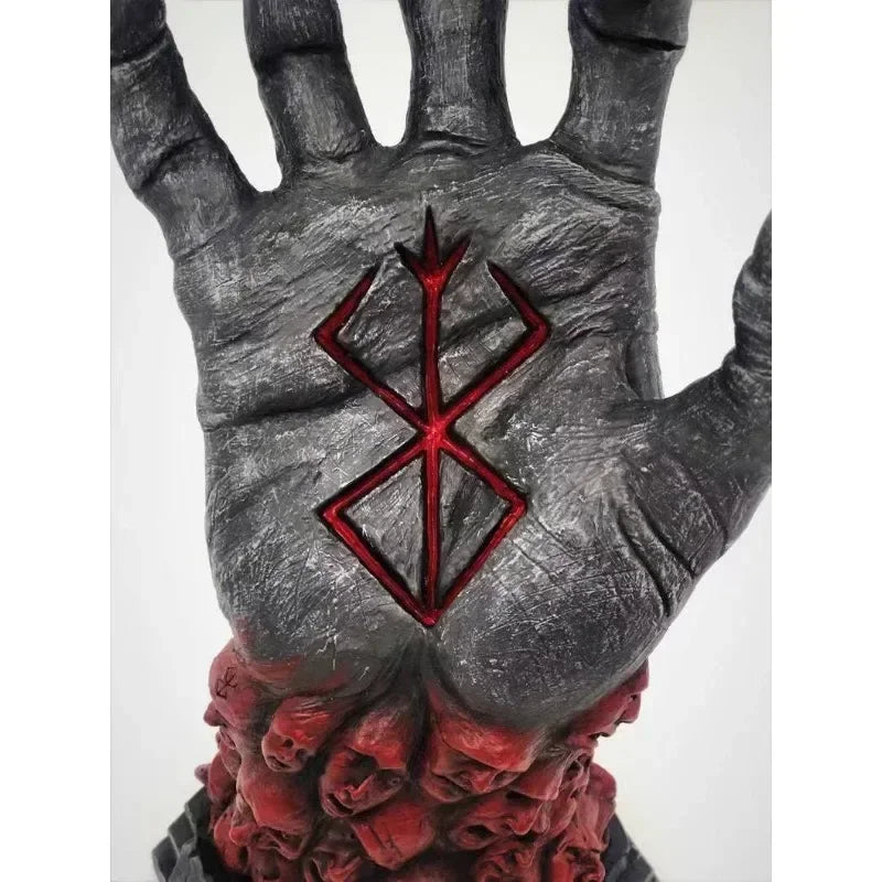 1PCs New Halloween Berserk Hand of God Rage God Hand Resin Craft Ornament