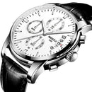 NIBOSI Uhr Herren Top Marke Luxus Blau Männer Datum Quarz Herrenuhren Wasserdichte Sportuhr Armbanduhr Relogio Masculino