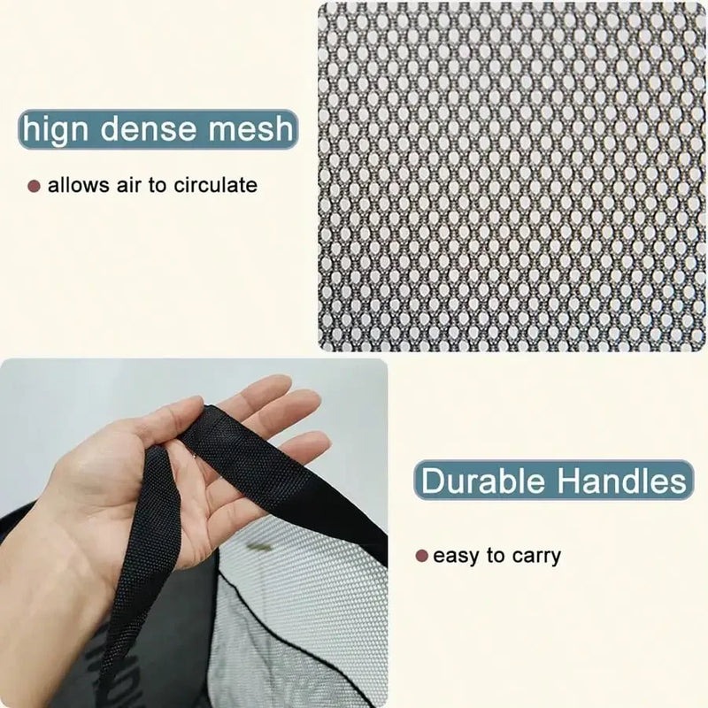 Breathable Collapsible Mesh Pop Up Laundry Baskets Laundry Room Necessary Space-Saving Storage Organization Hamper Product Items