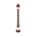 Makeup brush, powder brush, blush brush, loose powder brush, exquisite professional metal handle, double-head design, with box