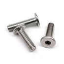 CM M2 M2.5 M3 M4 M5 M6 M8 Hex Hexagon Socket Ultra Thin Flat Wafer Allen Head Bolt Screw 304 A2-70 Stainless Steel