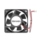 2 Pieces DC 5V 12V 24V 60mm 60x60x25mm Cooling Fan 6025 PC Computer Cooler Fan Axial Fan Sleeve Ball Bearing Industry Fans