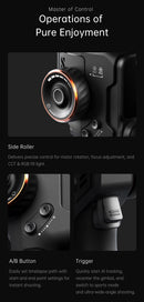 The Horizon Lock | AI-Powered 3-Axis Smartphone Gimbal with Face Tracking & Extension Rod