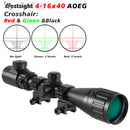 4-16X40 AOE Optik Jagd Zielfernrohr Rot&Grün Leuchtpunkt Visier Gewehr Zielfernrohr Scharfschützen Ausrüstung Zielfernrohr Airsoft Gewehr