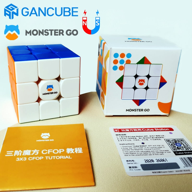 GAN MG356 3X3X3 Monster Go 3×3 Magnetic Magic Cube Speed Puzzle Children's Toys 3x3 Professional Hungarian Original Cubo Magico