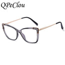 New Fashion Square Anti-blue Glasses Frame Women Brand Vintage Optical Computer Transparent Eyeglasses Female Oculos Feminino