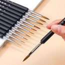 Borrence 4/7pcs Hook Line Pen art painting brushes weasel hair paint brush gouache watercolor oil paints artists Hand Painted