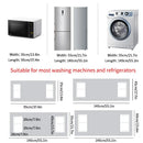 Nordic Drum Washing Machine Covers Waterproof  Kitchen Refrigerator Dust Cover Microwave Oven Decor Dust Protector with Pocket