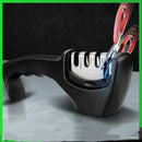Knife Sharpener 4 Stages In 1 Professional Whetstone Kitchen Sharpening Stone Diamond Fine Scissors Grinder Chef Honing Tool