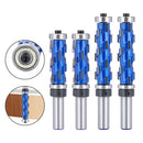 XCAN Milling Cutter 12.7mm Shank Flush Trim End Mill Solid Carbide Spiral Double Bearing CNC Router Bit For Wood