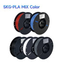 5KG Mix Colors PLA filament 1kg 1.75mm For 3D Printer PETG Material for 3D Printing filamento pla 3D Printer Filament