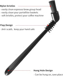 2pcs Group Head Cleaning Brush Coffee Grinder Brush Nylon Coffee Cleaning Brush Grime Cleaning Tool for Espresso Coffee Machine