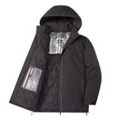 Dicke Winterjacke Herren Warme Mütze Abnehmbare Jacke Winter Puffer Herren Winterjacken Winddichte Mäntel Lässig 2024 Neuheiten
