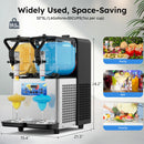 3/6L Commercial Slushie Machine Slush Maker Frozen Drink Maker Dispenser Ice-Cool Juice Smoothie Granita Vending Machine 110V