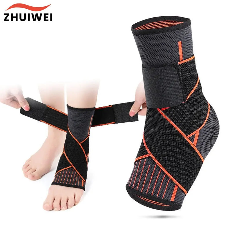 1PC Ankle Support Strap Brace Bandage Foot Guard Protector Adjustable Ankle Sprain Orthosis Stabilizer Plantar Fasciitis Wrap