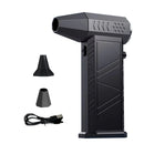300000RPM Electric Air Duster Rechargeable Powerful Air Blower Multifunctional Portable Turbo Jet Fan Strong Power for Home Car