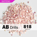 Neuheiten Einfarbige AB-Quadrat-Diamantperlen für DIY-Diamantmalereien Harz AB-Steine 2,5 mm AB-Steine 1000/2000 Stück