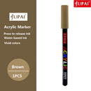 Jupai 1 STÜCK Acrylmarker Stifte Plumones 24 Farben Malerei Schreibwaren Keramik Glas Stoff Graffiti Wasserdicht Wasserbasiert