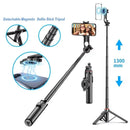 FANGTUOSI 2025 New Magnetic Selfie Stick Tripod with Remote For Cellphone For iPhone 14 13 12 Pro Max For HUAWEI XIAOMI SAMSUNG