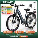 HITWAY 26X3.0 City Electric Bike Penelec W City cruister E boat 48V 18Ah Replaceable Battery 55-80Km 7 Speed switch E Ke