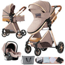 Baby Stroller 3 in1 Cart Baby Crib Baby Carriage for Newborns Luxury Foldable Light Travel Newborn Mom Infant Kids Child Nest