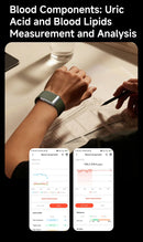 The Vitals Oracle | Nursing-Grade Smart Bracelet with Blood Lipid, Uric Acid & ECG Monitoring