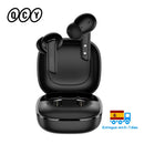QCY HT05 ANC Wireless Earphone 40dB Noise Cancelling Headphone Bluetooth 5.2 Earbuds 6 Mic ENC HD Call Headset Transparency Mode