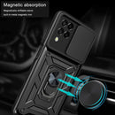 ShockProof Armor Coque For Samsung Galaxy M54 M53 M23 M33 M14 M52 M32 M22 M51 M62 M12 Push Slide Window Ring Shell Case Cover