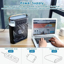 3-in-1 Air humidifier Cooling USB fan Water mist Small refrigeration Air conditioner Mini fan Water cooled silent air cooler