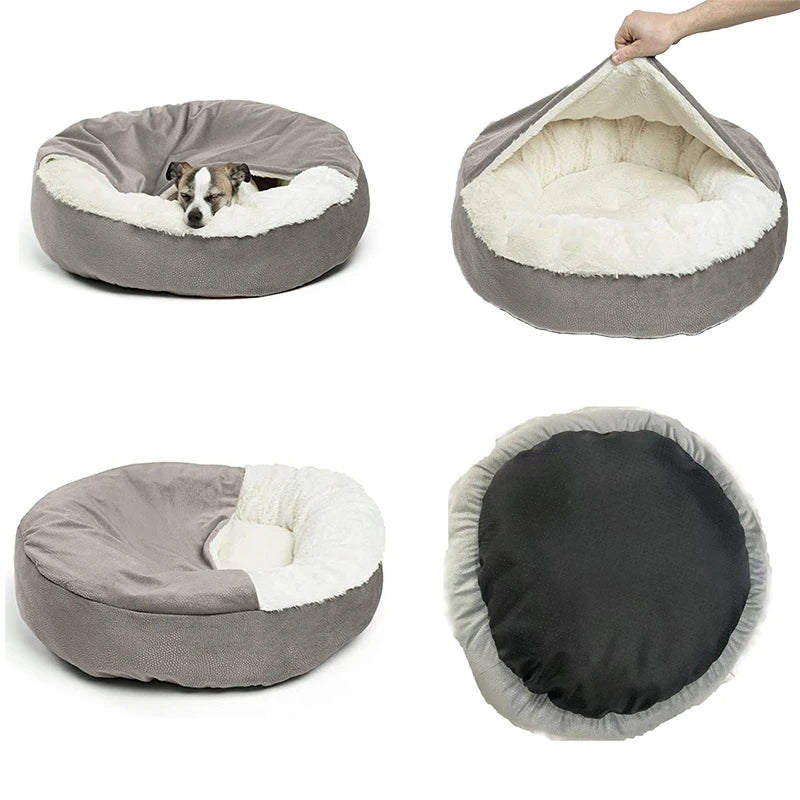 Orthopedic Bed For Dogs Puppy Cat Winter House Warm Mat Cushion Kennel For Indoor Dog Bed Pet Sofa Products Houses And Habitats