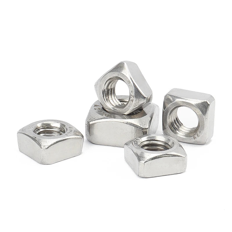 5-50pcs A2 Stainless Steel M3 M4 M5 M6 M8 M10 M12 Square Nuts Din557