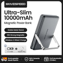 MOVESPEED S10Pro Magnetic Power Bank 10000mAh Wireless Portable External Battery with Stand for MagSafe PowerBank for iPhone 16