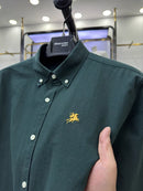 Brand Luxury Men's Shirt 100% Cotton Exquisite Embroidery Long Sleeve New Spring Korean Fashion Casual Shirt Men's Clothing 2024